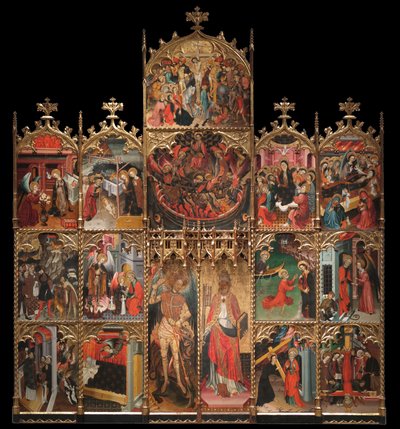 Altarpiece of Saint Michael and Saint Peter by Jaume Cirera